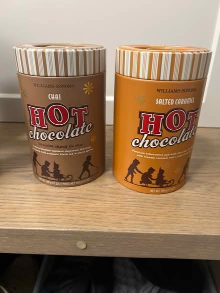 Photo of free Two empty hot chocolate tins (Old Town) #1