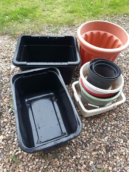 Photo of free Plastic tubs and pots. (Sheringham NR26) #1