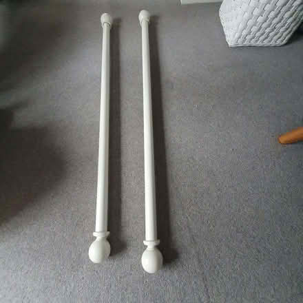 Photo of free Three curtain rails and rings (Mickleover DE3) #1