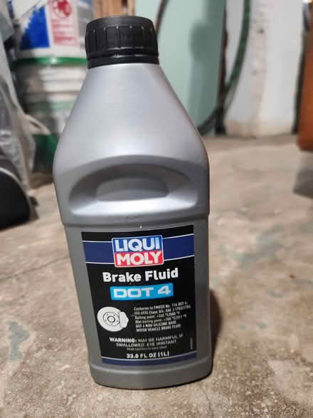 Photo of free Brake Fluid Dot 4. Half full (Riverdale, MD) #1