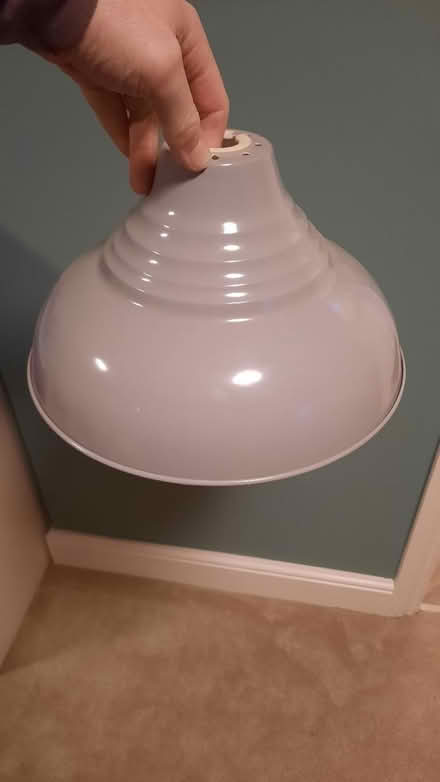 Photo of free Industrial style metal light shade (Leek Wootton CV35) #1