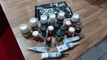 Photo of free Glass painting paints and outliner (Eastergate PO20) #1