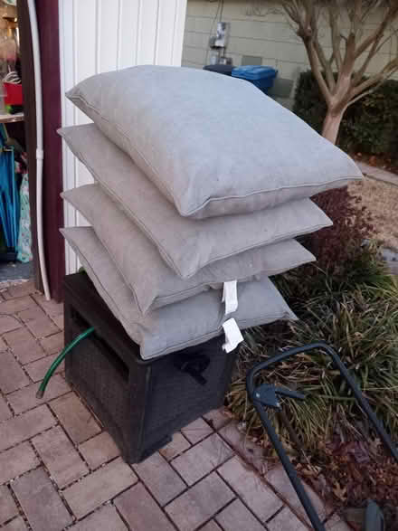 Photo of free 4 2footx2foot outdoor pillows (lynnhaven/princess anne rd) #1