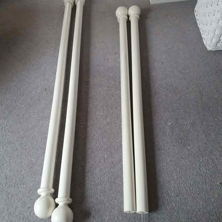 Photo of free Three curtain rails and rings (Mickleover DE3) #4