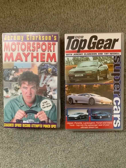 Photo of free Top Gear VHS cassettes x 2 (Malvern WR14) #1