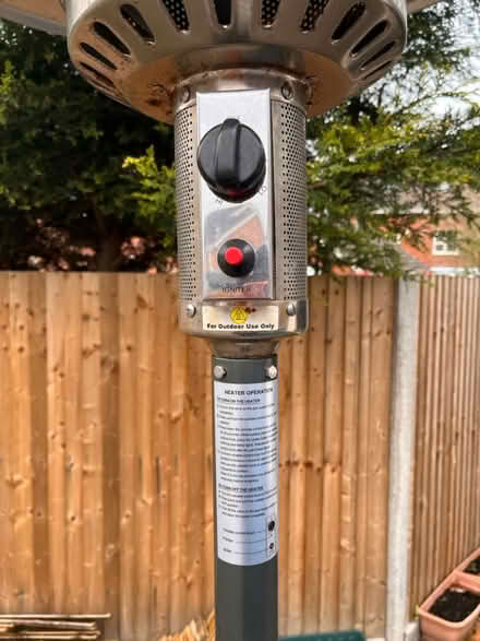 Photo of free Outdoor gas heater (Spares/Repair) (Arlesey SG15) #2