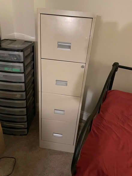 Photo of free 4-drawer metal file cabinets (Reston Town Center) #1