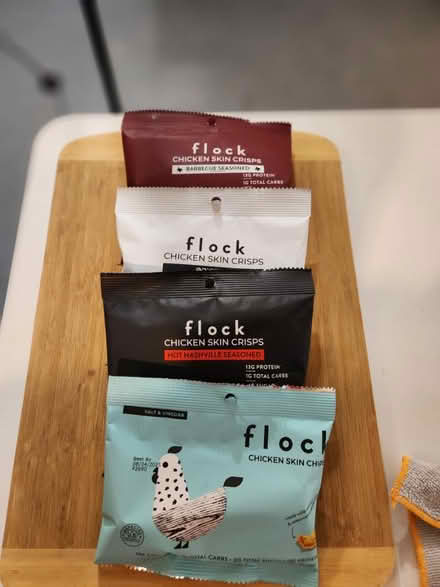 Photo of free Flock chicken skin crisps (Valley Stream) #1