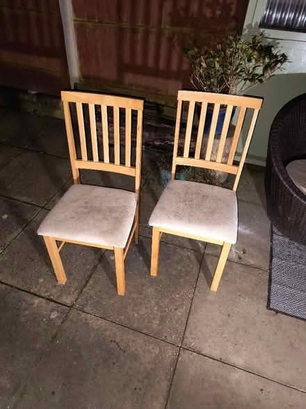 Photo of free 2 x dining chairs (Allestree DE22) #1