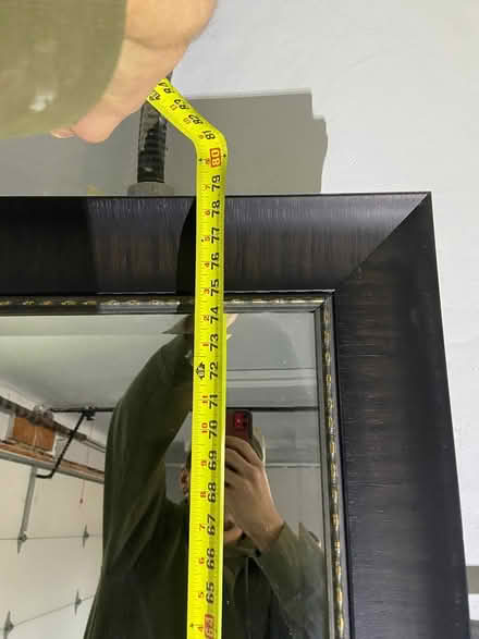 Photo of free Tall framed mirror (Rathburn and the East Mall) #2