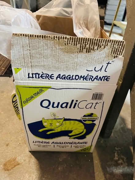 Photo of free Fairly full box of cat litter (Near Tunney’s Pasture) #1