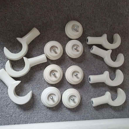 Photo of free Three curtain rails and rings (Mickleover DE3) #3