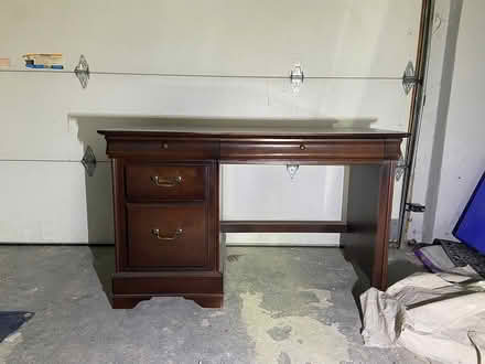 Photo of free Wooden desk (Rathburn and the East Mall) #1