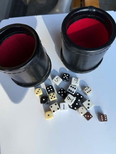 Photo of free Dice and dice cups (Mill Valley) #1