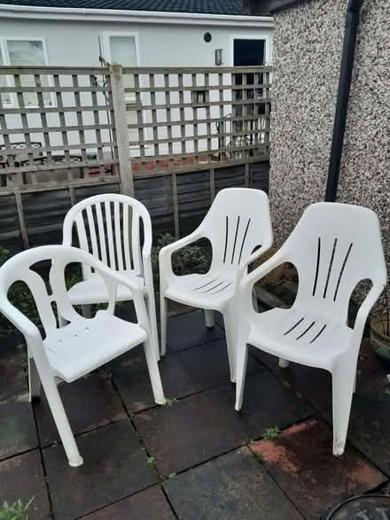 Photo of free Garden Chairs x 4 (Ashwood Park CW9) #1