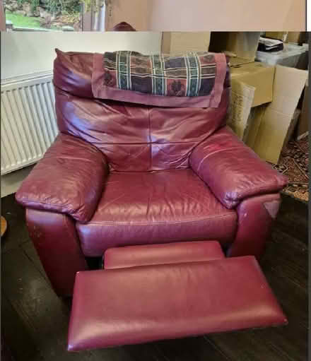 Photo of free 3-seater sofa and recliner chair (Old Walcot SN3) #2