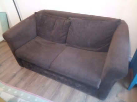 Photo of free Brown fabric sofa (E5) #3