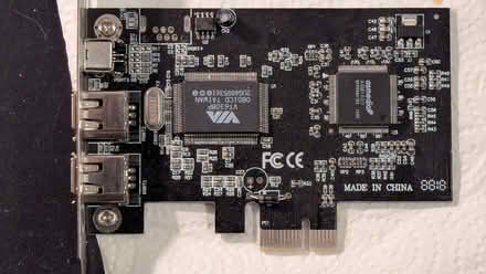 Photo of free PCI E FireWire 3 port expansion card (Bog Gate TW10) #2