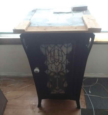 Photo of free Upcycled stencils telephone table (Straiton EH20) #1