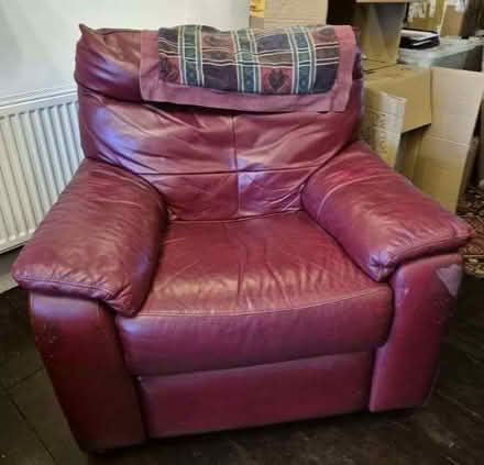 Photo of free 3-seater sofa and recliner chair (Old Walcot SN3) #1