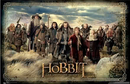 Photo of free The Hobbit poster, shrink-wrapped (Ortega Park) #1