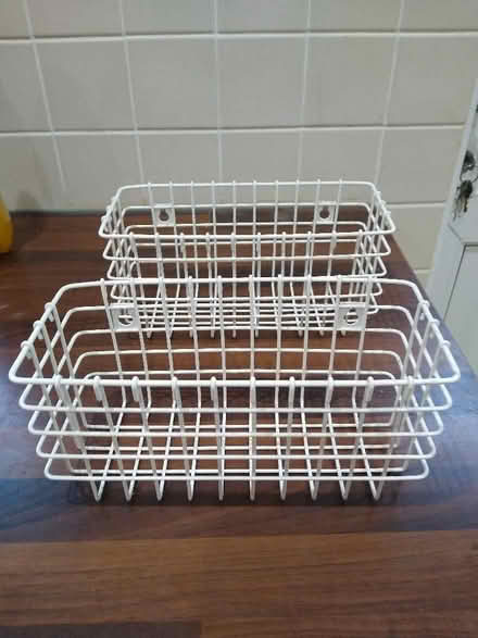 Photo of free 2 small storage baskets (GU51) #1