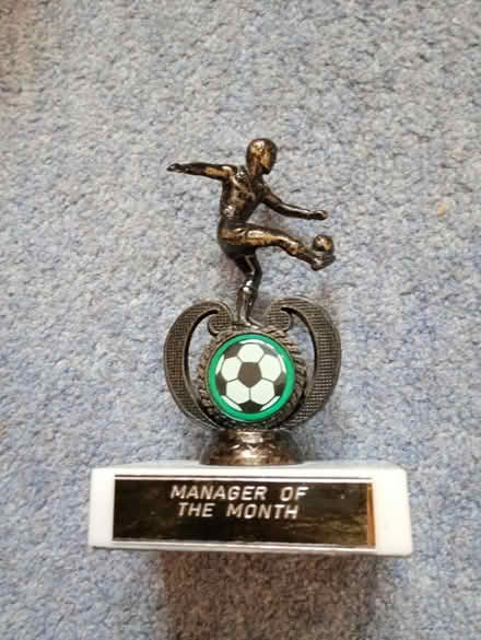 Photo of free Small Football trophy (Barming ME16) #1