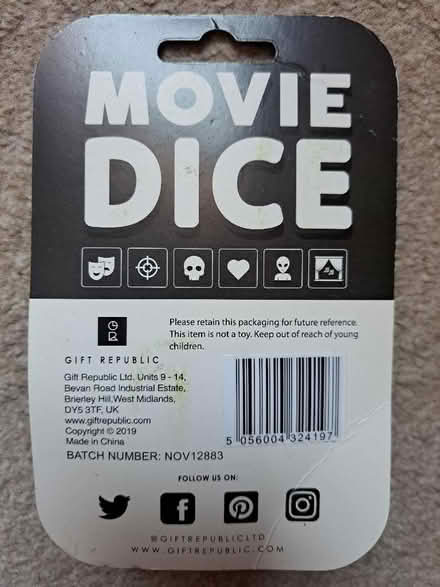 Photo of free Movie Dice (Seaside BN22) #2