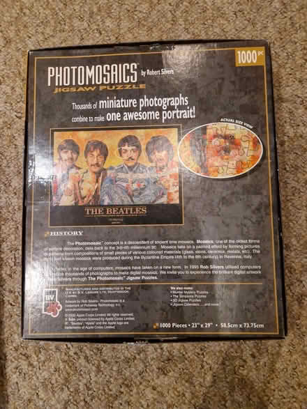 Photo of free Jigsaw puzzle - the Beatles (Ormesby St Margaret NR29) #2