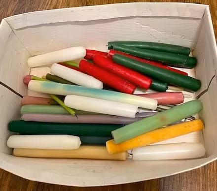 Photo of free Old candles - for wax crafts (near Huron and Garden, Camb.) #1