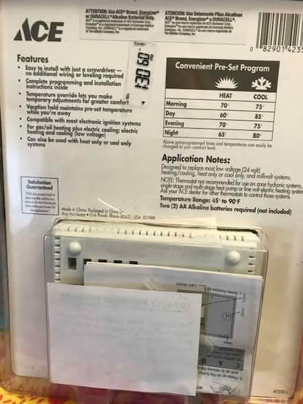 Photo of free Programmable Thermostat (South Novato (Sunset Parkway)) #2