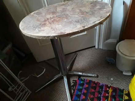 Photo of free Swivel Table (Montgomery St, EH7.) #3