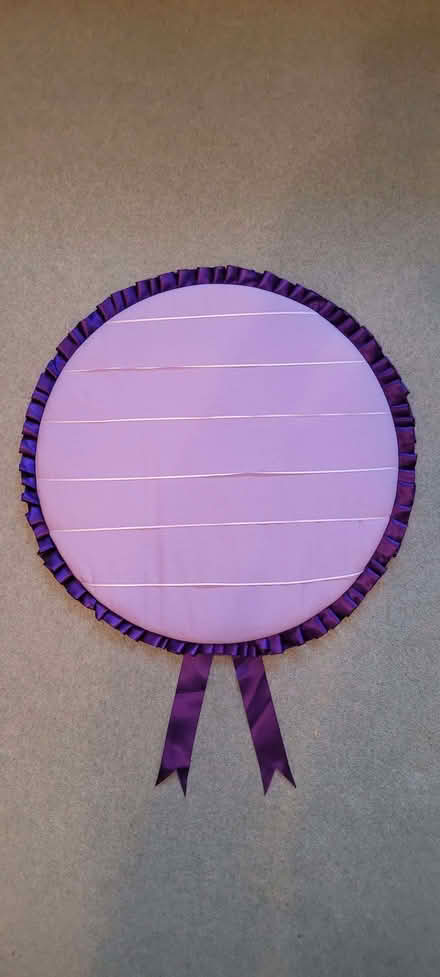 Photo of free Rosette Display Board, shaped as a Rosettte (Woodley RG5) #3