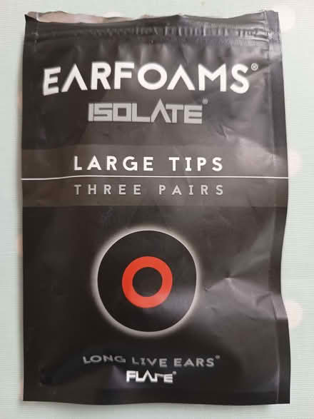 Photo of free Replacement EARFOAMS for Isolate Flare. LARGE tips. Unused (Risinghurst OX3) #3