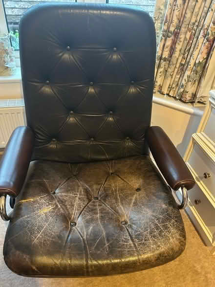 Photo of free Leather reclining chair (Chalfont St Giles HP8) #2