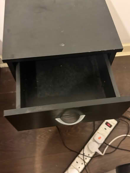 Photo of free Black bedside cabinet (EH7 leith) #1