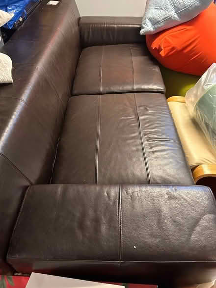 Photo of free Leather Couch (Fairfield Beach Area) #1