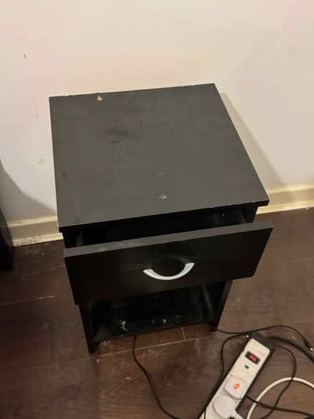 Photo of free Black bedside cabinet (EH7 leith) #3