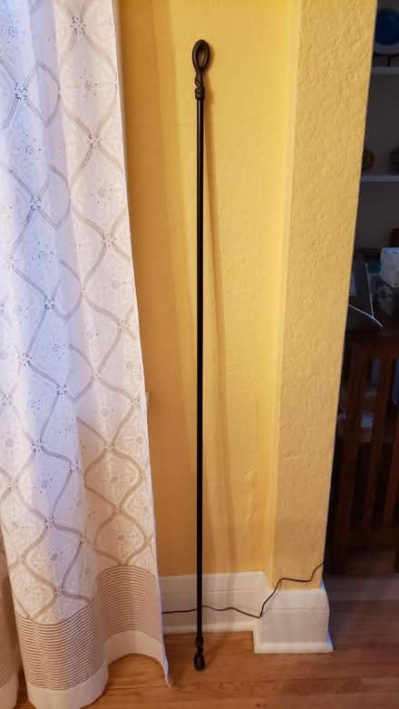 Photo of free Black "wrought iron" curtain rod (SW Minneapolis) #1