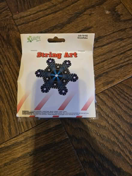 Photo of free String art snowflake (LES) #1