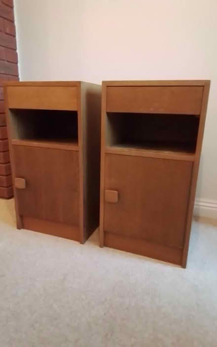 Photo of free 2 Bedside Cabinets (Powys House EX10) #1