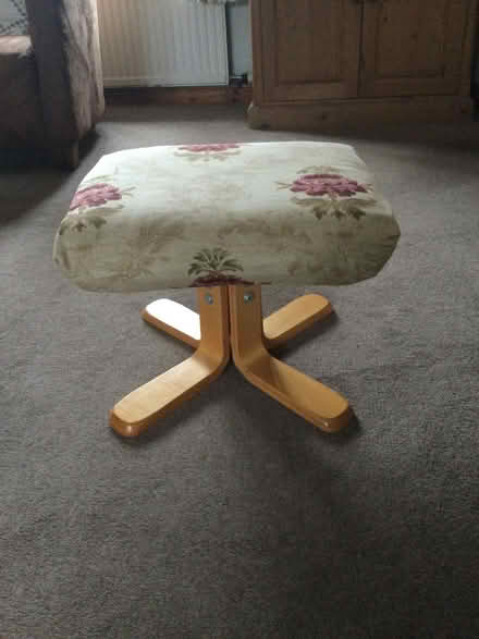 Photo of free Re upholstered foot stool (Hala LA1) #1