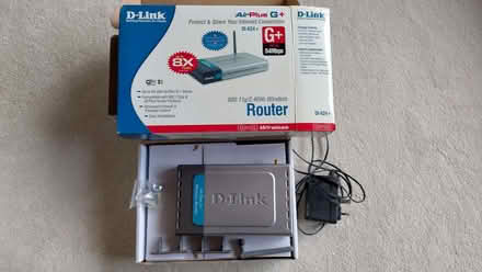 Photo of free DLink Router Model DI-624+ Speed 54Mbps 2.4GHz (Kenley CR8) #2