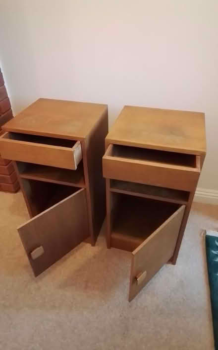 Photo of free 2 Bedside Cabinets (Powys House EX10) #2