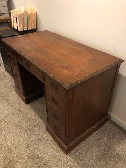 Photo of free Small old desk (Lombard) #2