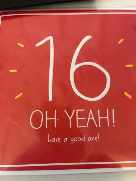 Photo of free 16th Birthday Card (Harrogate HG2) #1