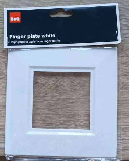 Photo of free White finger plate (light switch surround) (AB22) #1