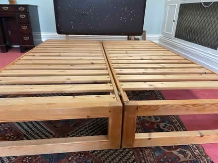 Photo of free Wooden bed base (Barnes SW13) #1