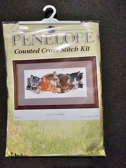 Photo of free Unopened Cat Cross Stitch Kit (Leslie KY6) #1