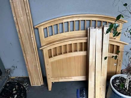 Photo of free Wooden Bed Frame (Twin) (South Sebastopol) #1